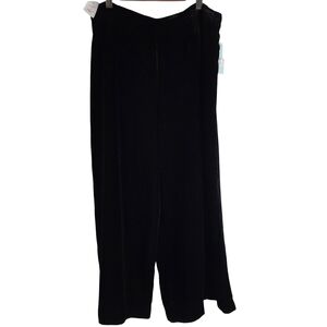 Sophisticated Black Wide Leg Women's Pants